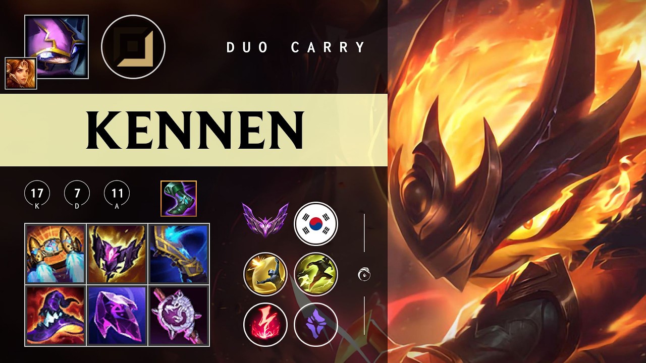 Kennen Carry vs Nilah - KR Master Patch 26.03