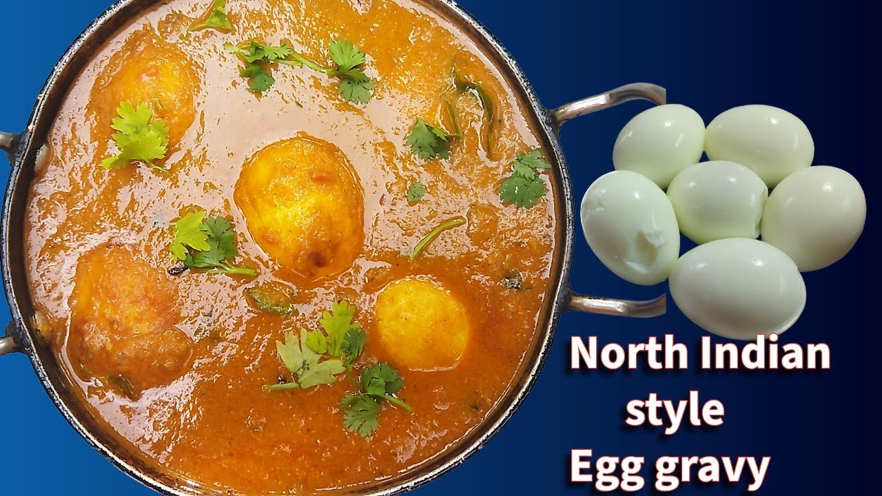 North Indian style egg gravy/சப்பாத்திக்கு ஏற்ற முட்டை கிரேவி @kamiyotha 