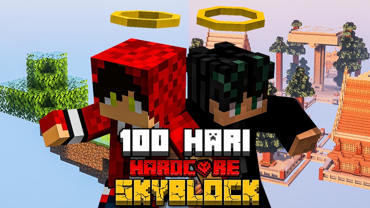 100 Hari Di Minecraft Hardcore Tapi Skyblock