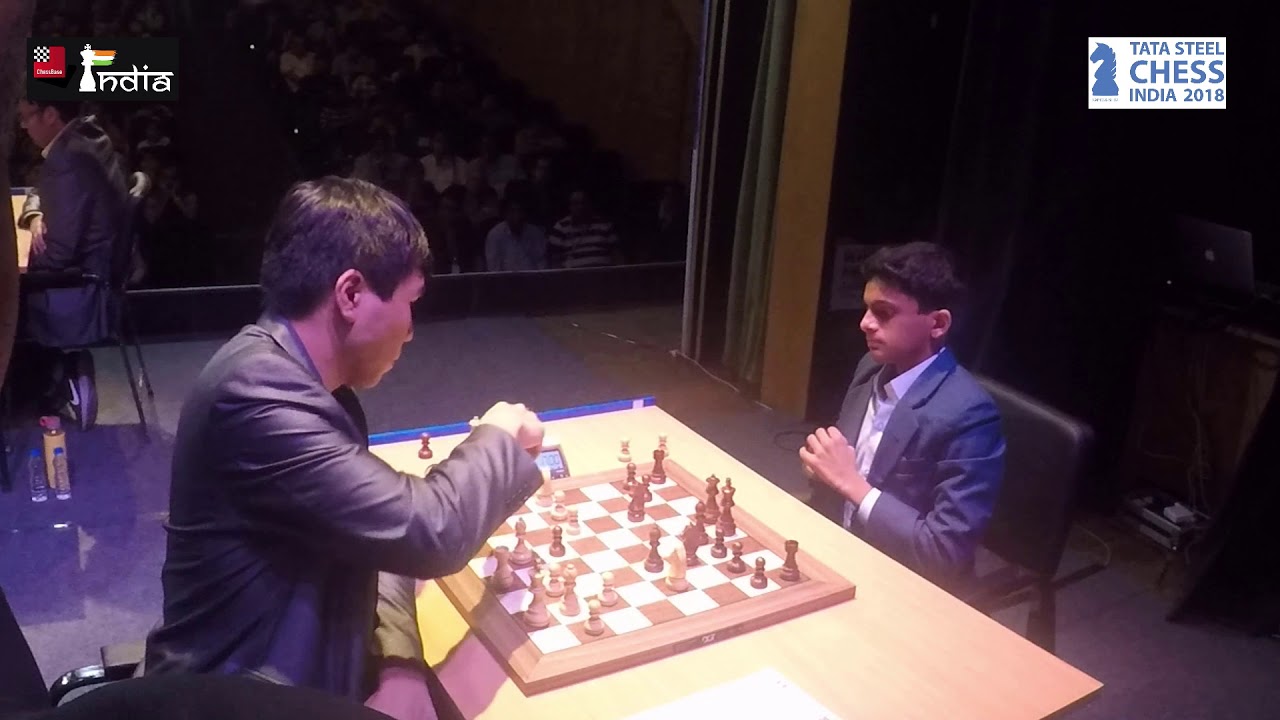Wesley So - Nihal Sarin | Tata Steel Chess India 2018 Round 9 Rapid