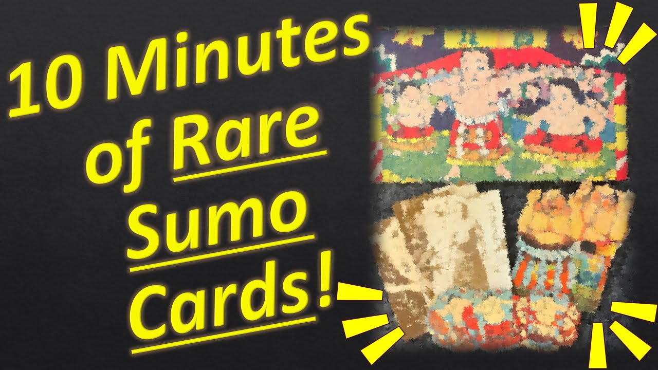 10 Minutes of Vintage Japanese Sumo Wrestling Cards!