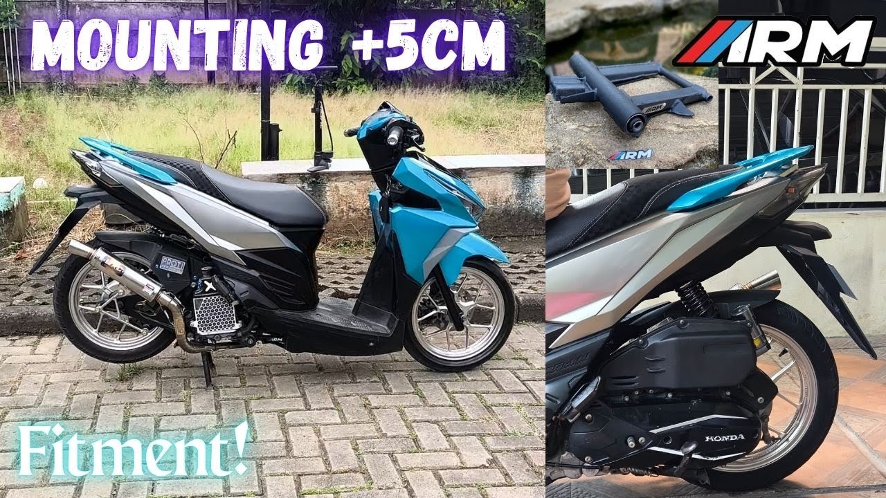 GANTI MOUNTING 5CM ARM DI VARIO LED OLD | TUTORIAL GANTI MOUNTING VARIO | KECE ABIS!