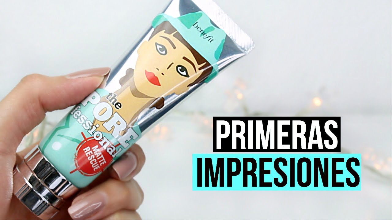 BENEFIT POREFESSIONAL MATTE RESCUE PRIMER | PRIMERAS IMPRESIONES | MARIEBELLE