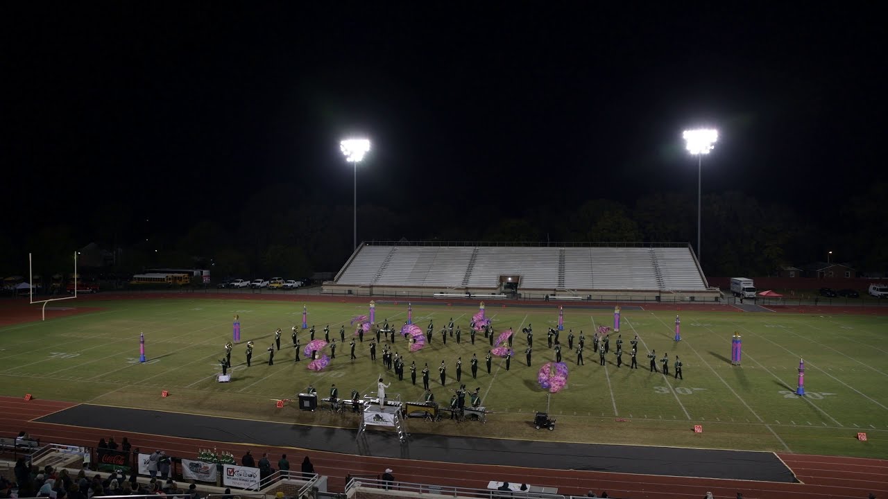 Bruton High School Marching Panther Band at 29th Annual Warrior Classic Festival of Bands 2019