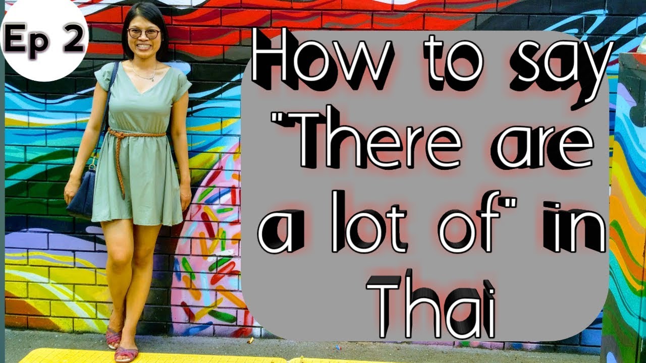 How to say “There are a lot” in Thai: Learn Thai one day one sentence
