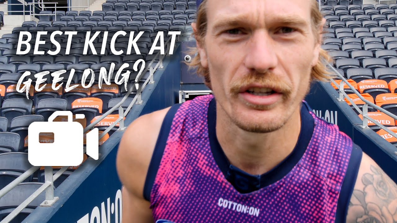 Player Cam | Who's the best kick at Geelong?