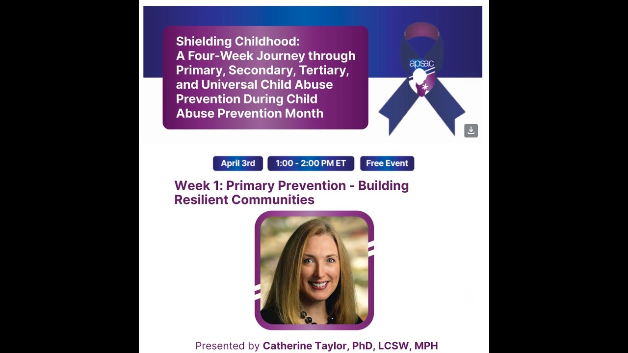 Primary Prevention - Building Resilient Communities