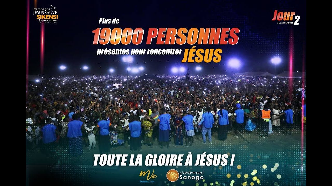Cascade de miracles à Élibou et Sikensi | Pasteur Mohammed  SANOGO