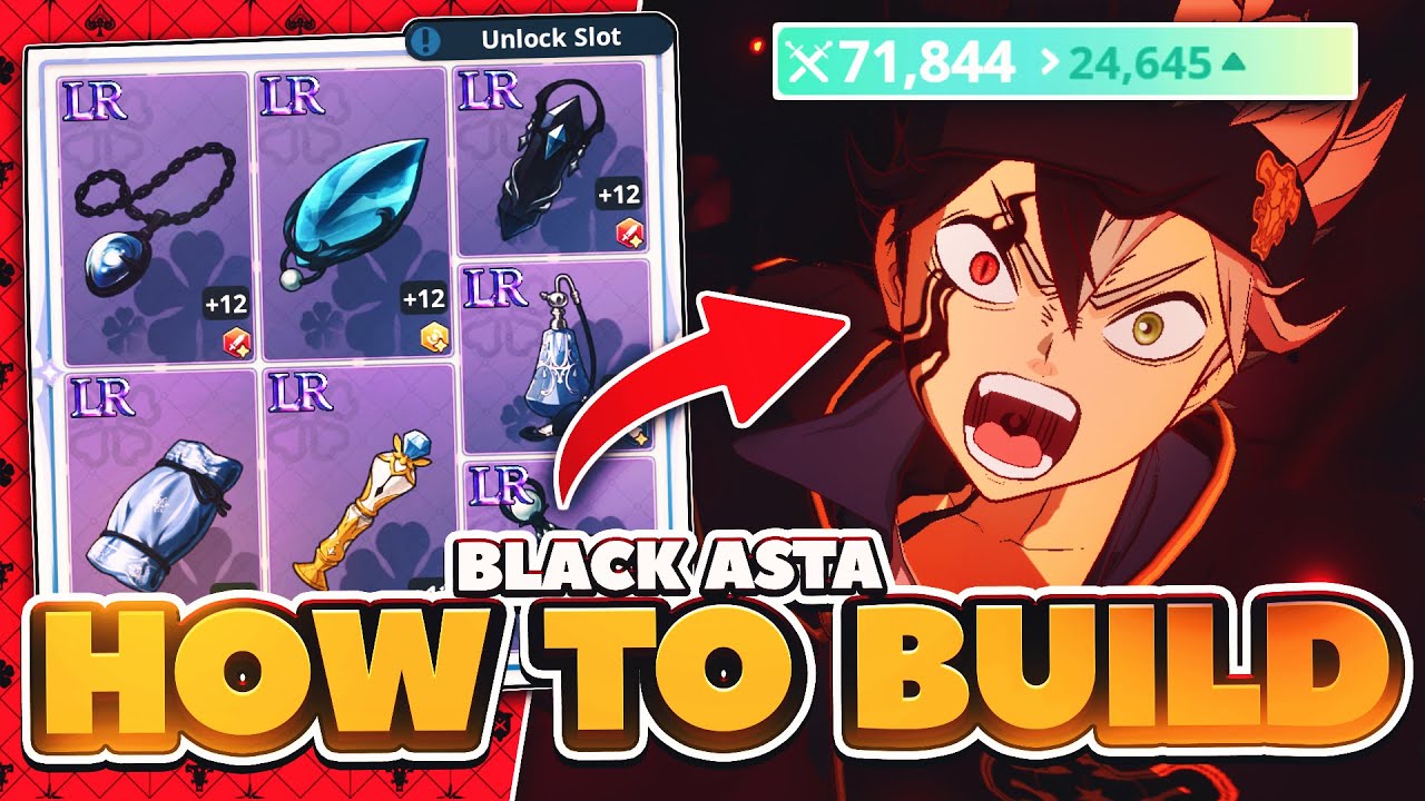 DON'T MAKE THIS MISTAKE! HOW TO BUILD BLACK ASTA! | Black Clover Mobile