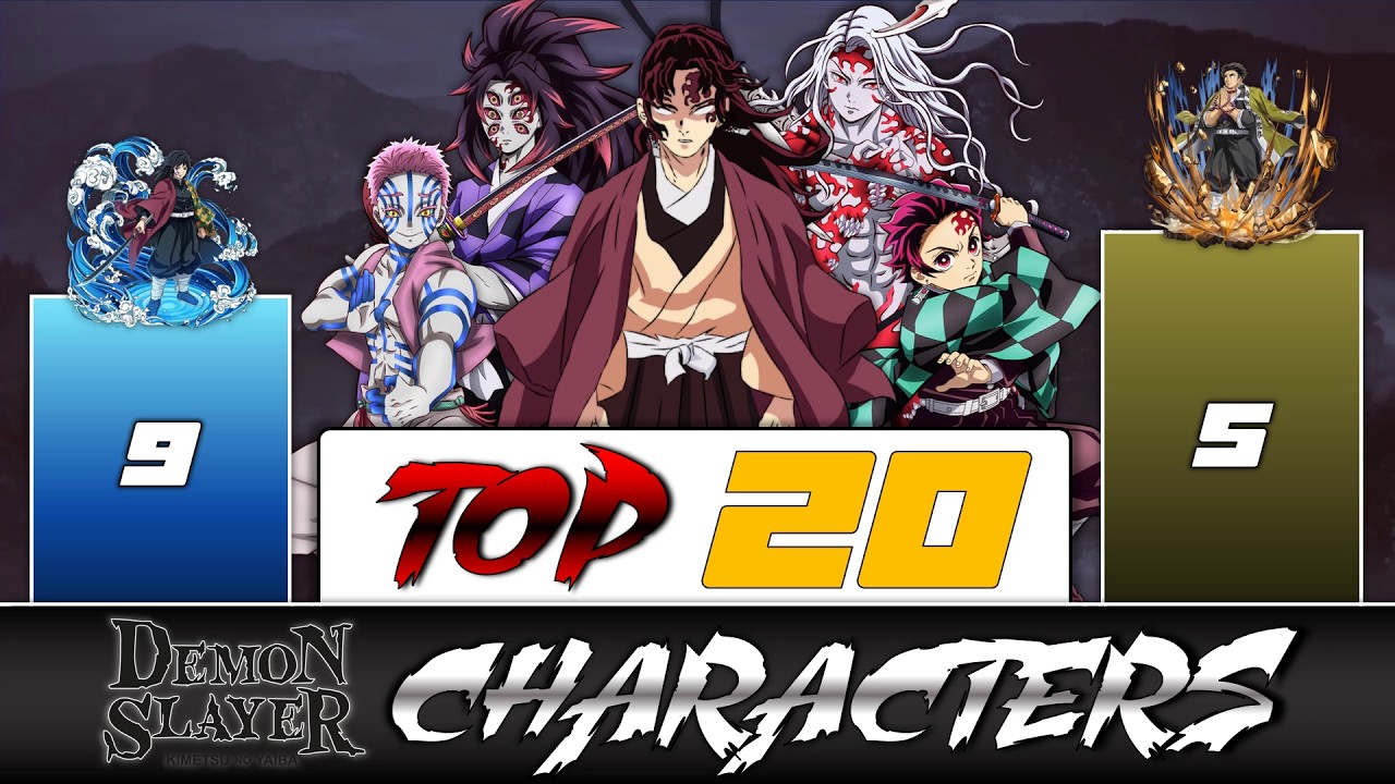 TOP 20 Demon Slayer CHARACTERS Power Levels 🔥(2024)