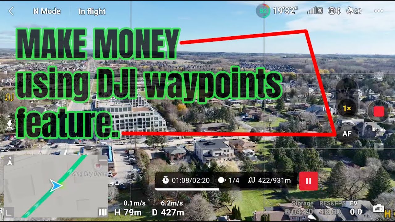 Make money using DJI waypoints for construction.