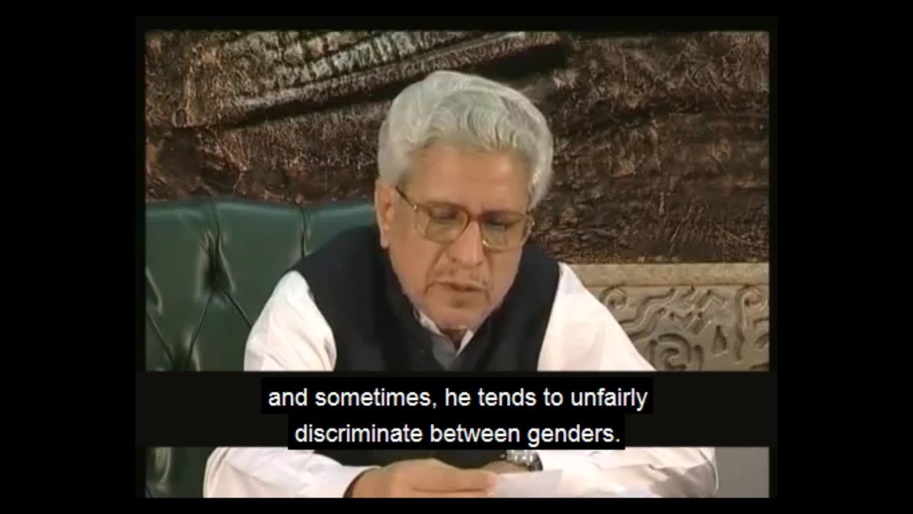 What can students do about gender discrimination? (English Subtitles) | Javed Ahmad Ghamidi