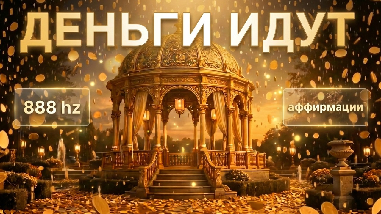ДЕНЬГИ ИДУТ! Открой портал изобилия (Аффирмации 888Hz)