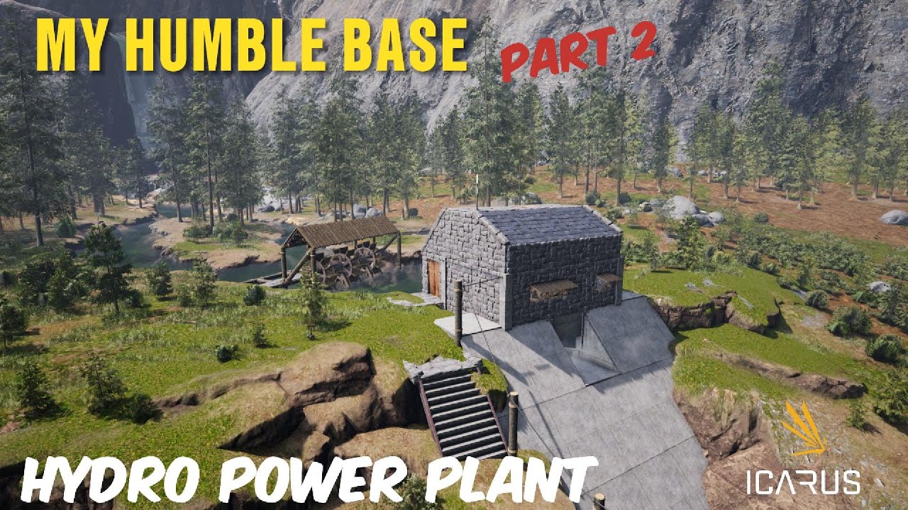 HYDRO POWER PLANT (Base TOUR) | My Humble Base Part 2| ICARUS
