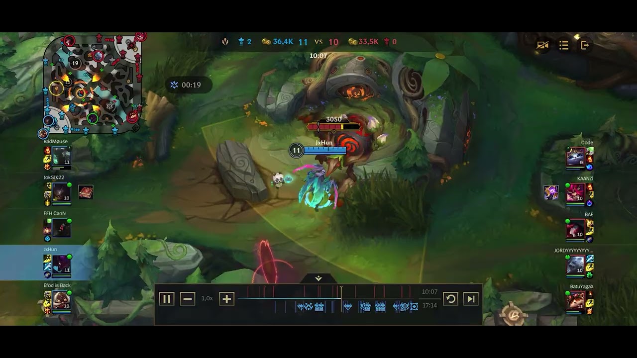 Kha zix One shot Wildrift jungle play 