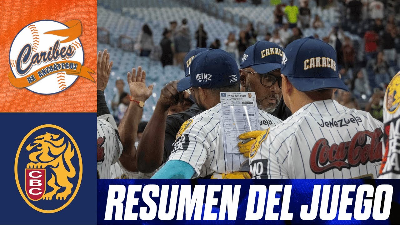 Resumen del juego Caribes de Anzo&aacute;tegui vs Leones del Caracas | 19 de octubre de 2025