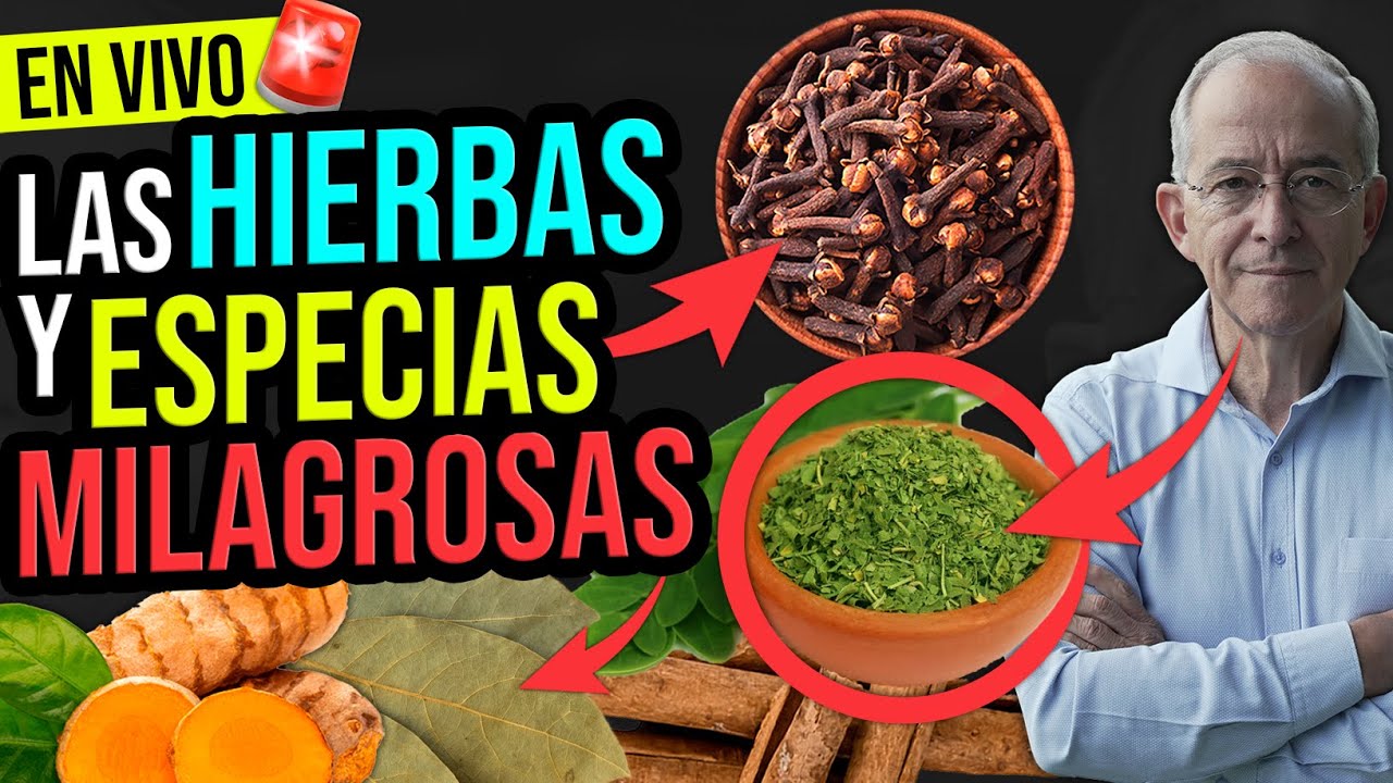 🔴HIERBAS Y ESPECIAS Para Una Vida Larga Y SALUDABLE - Oswaldo Restrepo RSC
