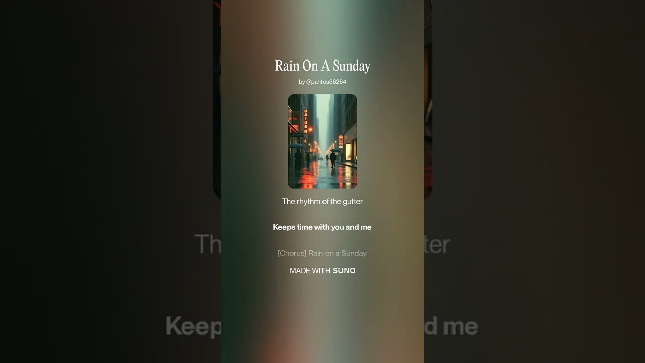 Rain On A Sunday