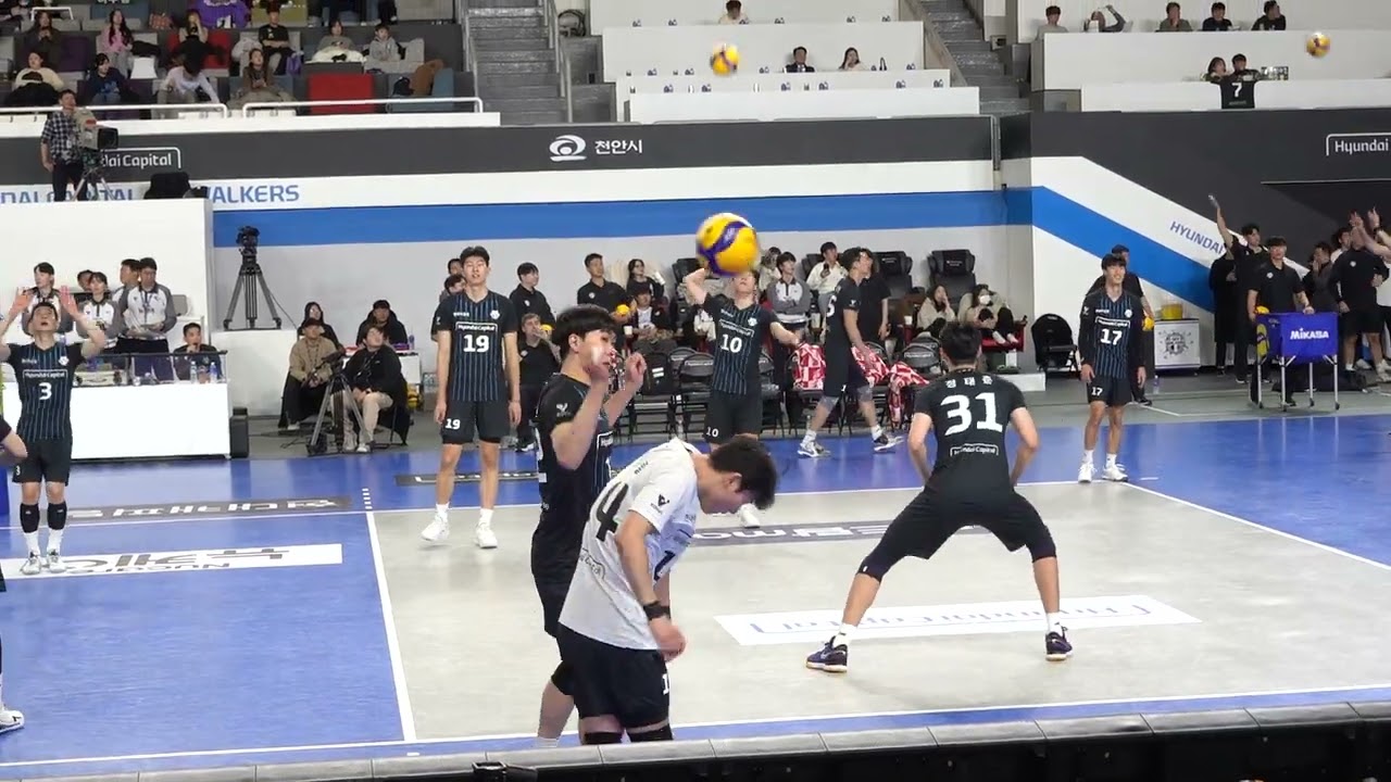 KOVO 2024~2025 시즌 현대캐피탈 스카이워커스 Skywalkers 우리카드전 오은렬 선수 웜업 2025.1.10   Korea Pro Volleyball
