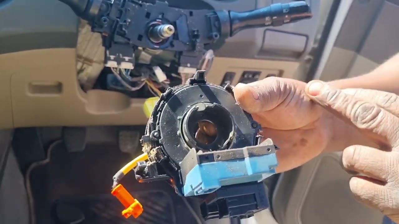 How to Remove and Refit the Toyota Fortuner Airbag Clock Spring Spiral Cable