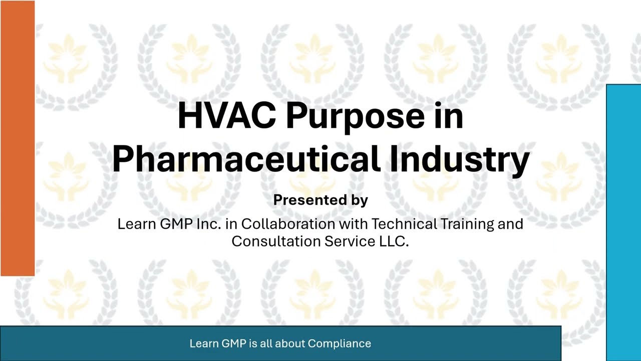 HVAC Purpose in Pharmaceutical Industry