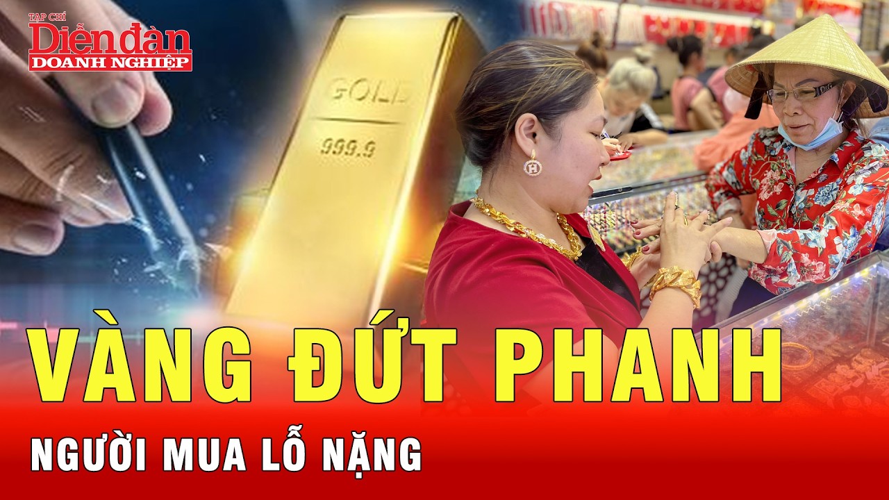 Người mua v&agrave;ng đang lỗ nặng d&ugrave; gi&aacute; v&agrave;ng tăng? | Tin tức 24h
