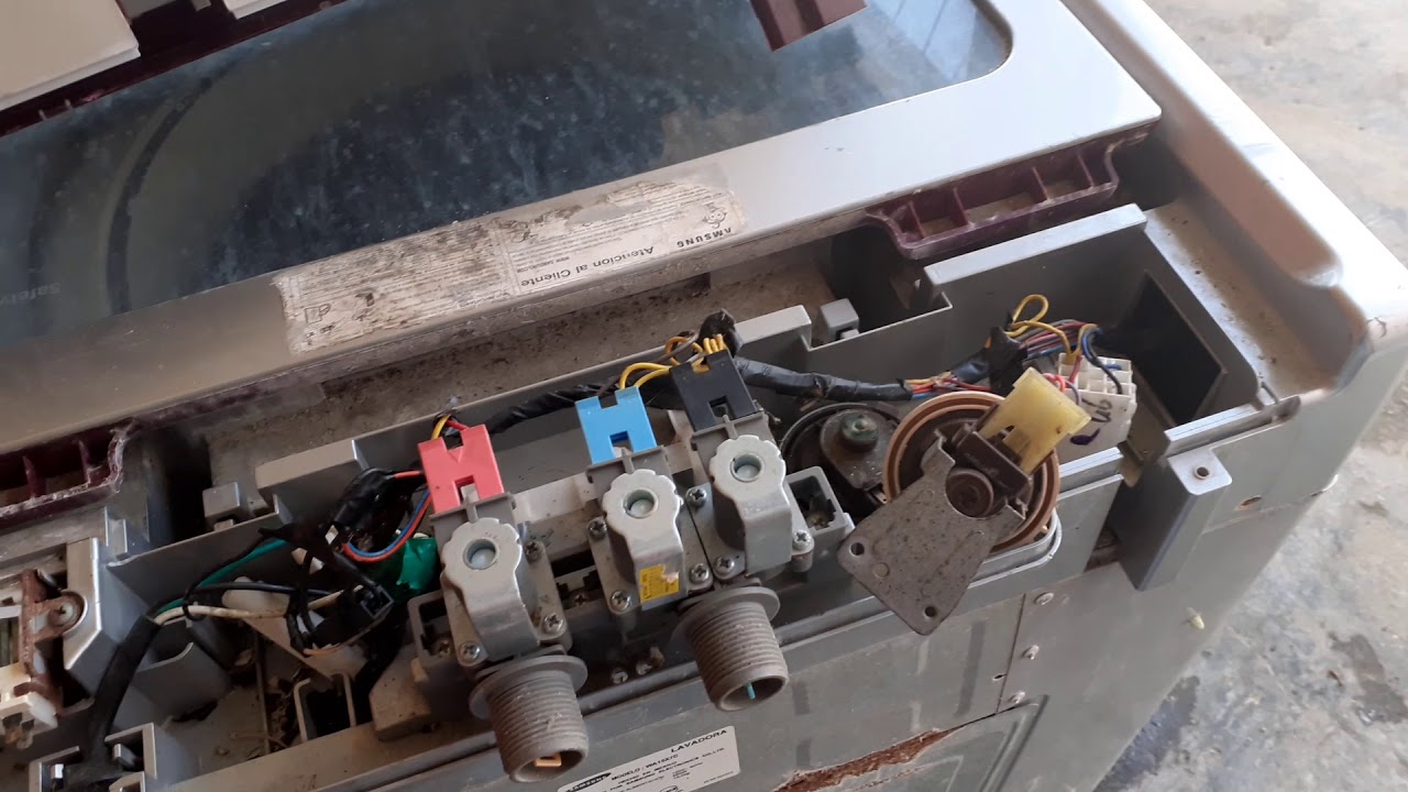 reparacion de lavadora samsung error IE y OE