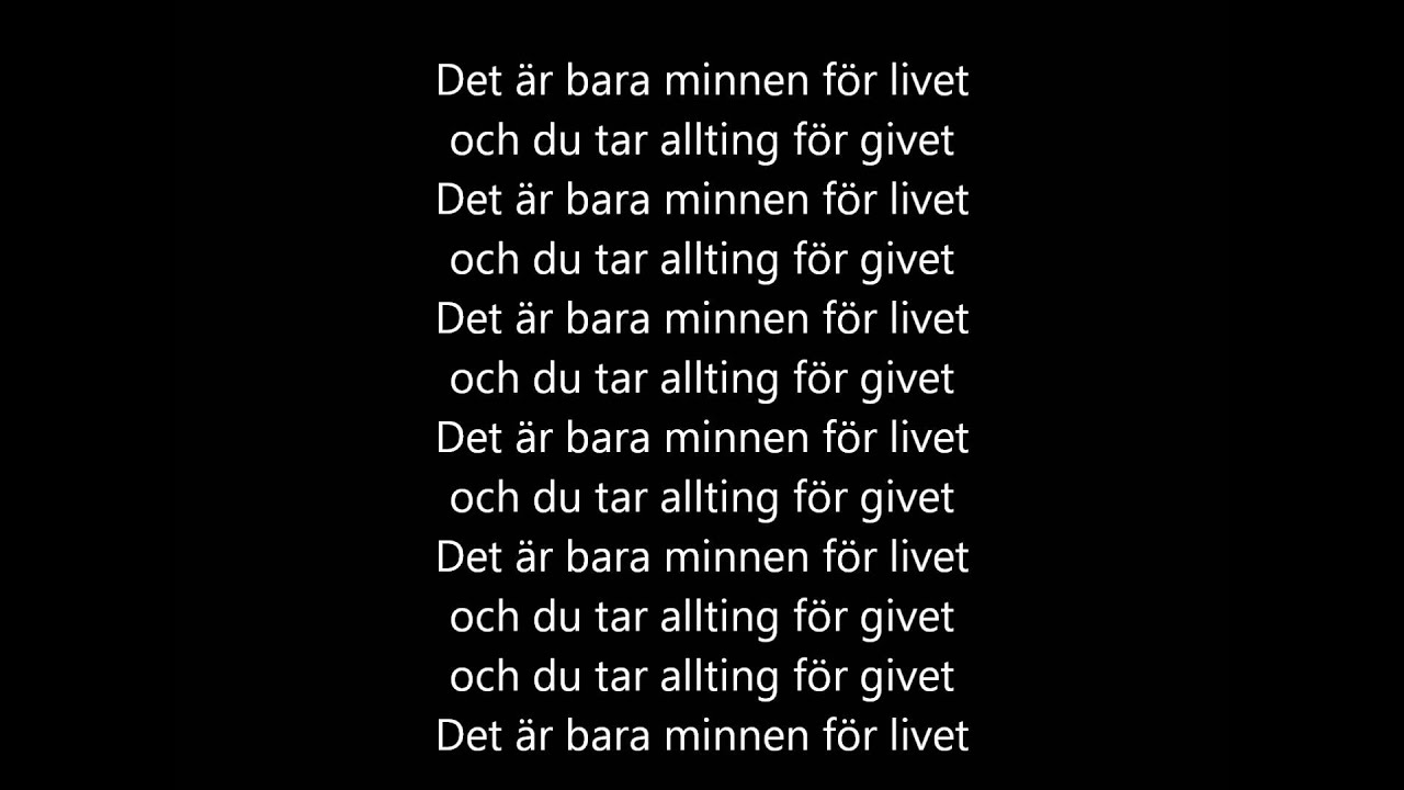 Kent - Visslaren [lyrics]