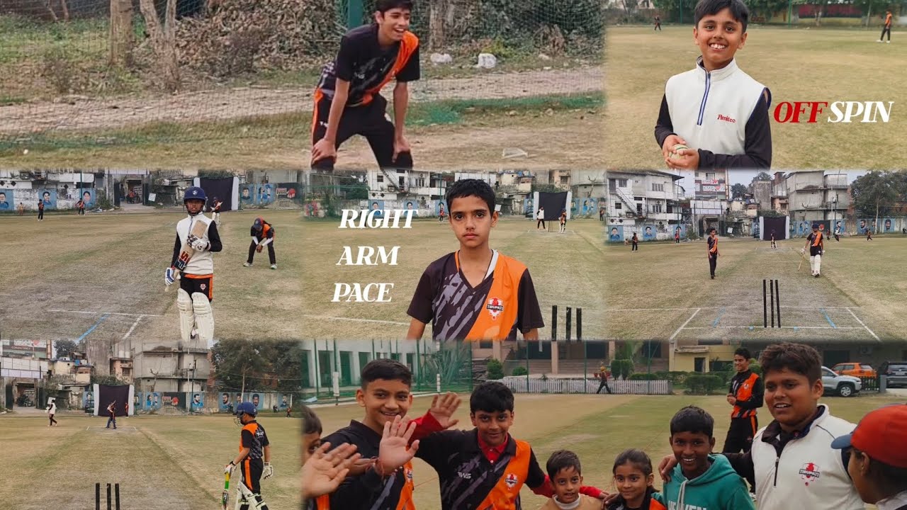 Juniors Baccho ka match simulation 🏏😜