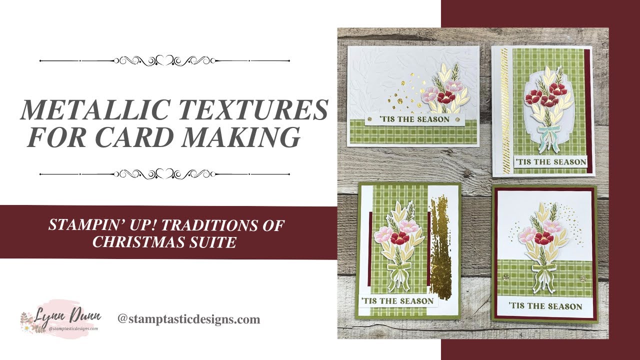 Metallic Textures for Card Making