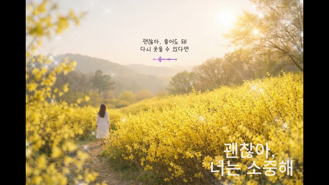 괜찮아, 너는 소중해 🌼｜봄날 위로