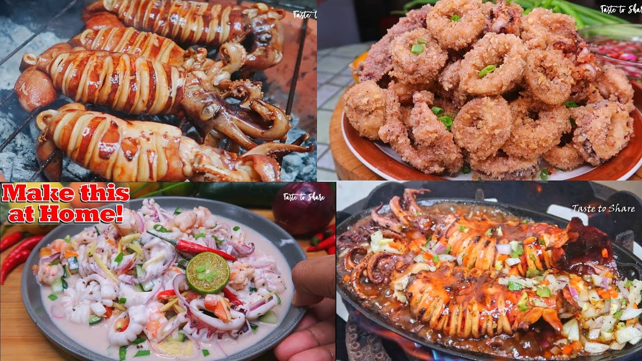 4 Ways Squid: The Ultimate Ulam or Pulutan⁉️