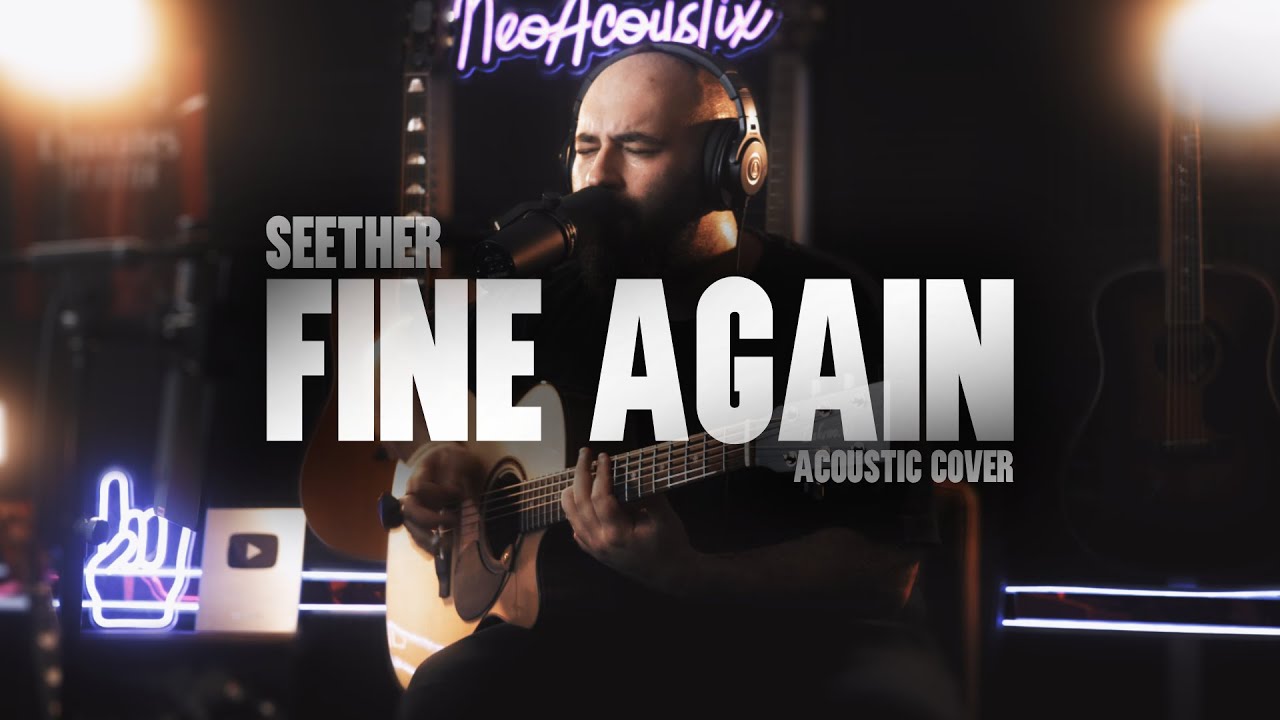Seether - Fine Again Acoustic Guitar Cover