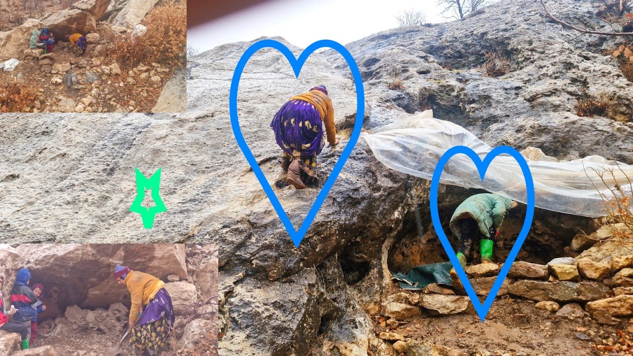 NomadicMother'sFightforSurvival|FindingShelterinaMountainCave