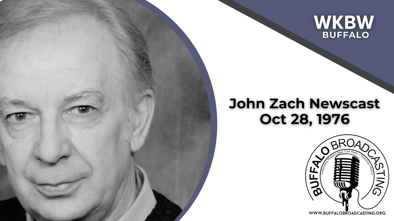 WKBW Radio, John Zach Newscast, October 28, 1976, Buffalo, New York