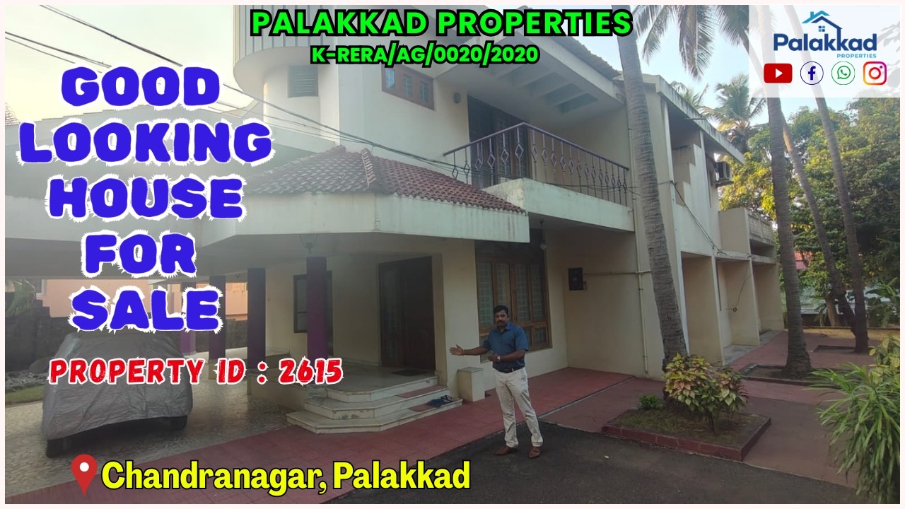 House for sale at Chandranagar ,Palakkad #PROPERTYID :2615