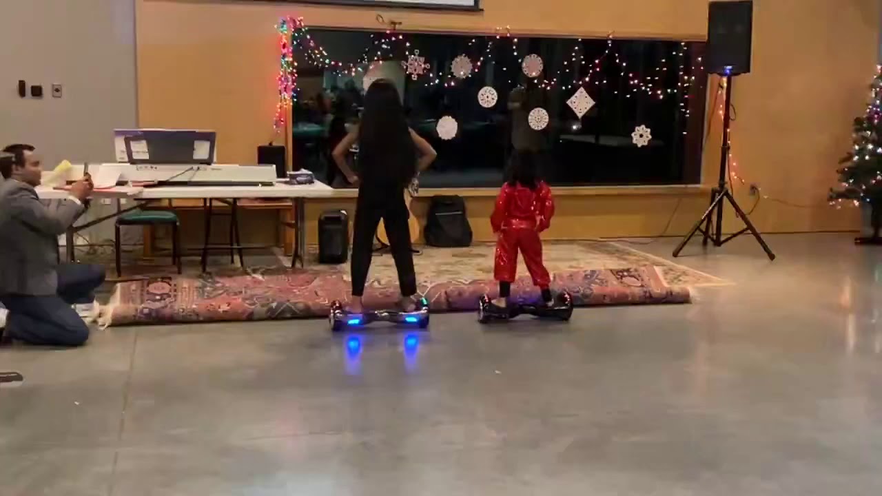 Let me love you hoverboard dance