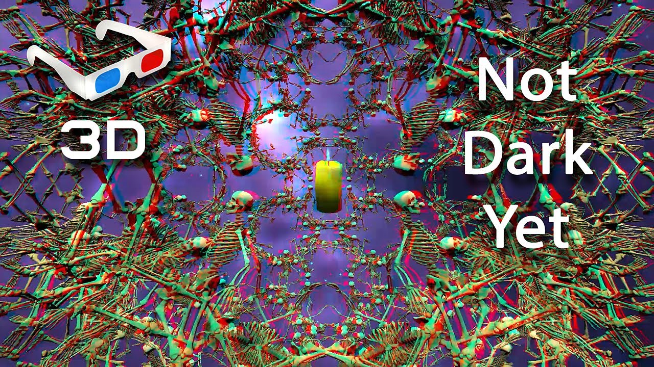 Not Dark Yet 3D Anaglyph Video animated by Nearly Dark with music by Bob Dylan