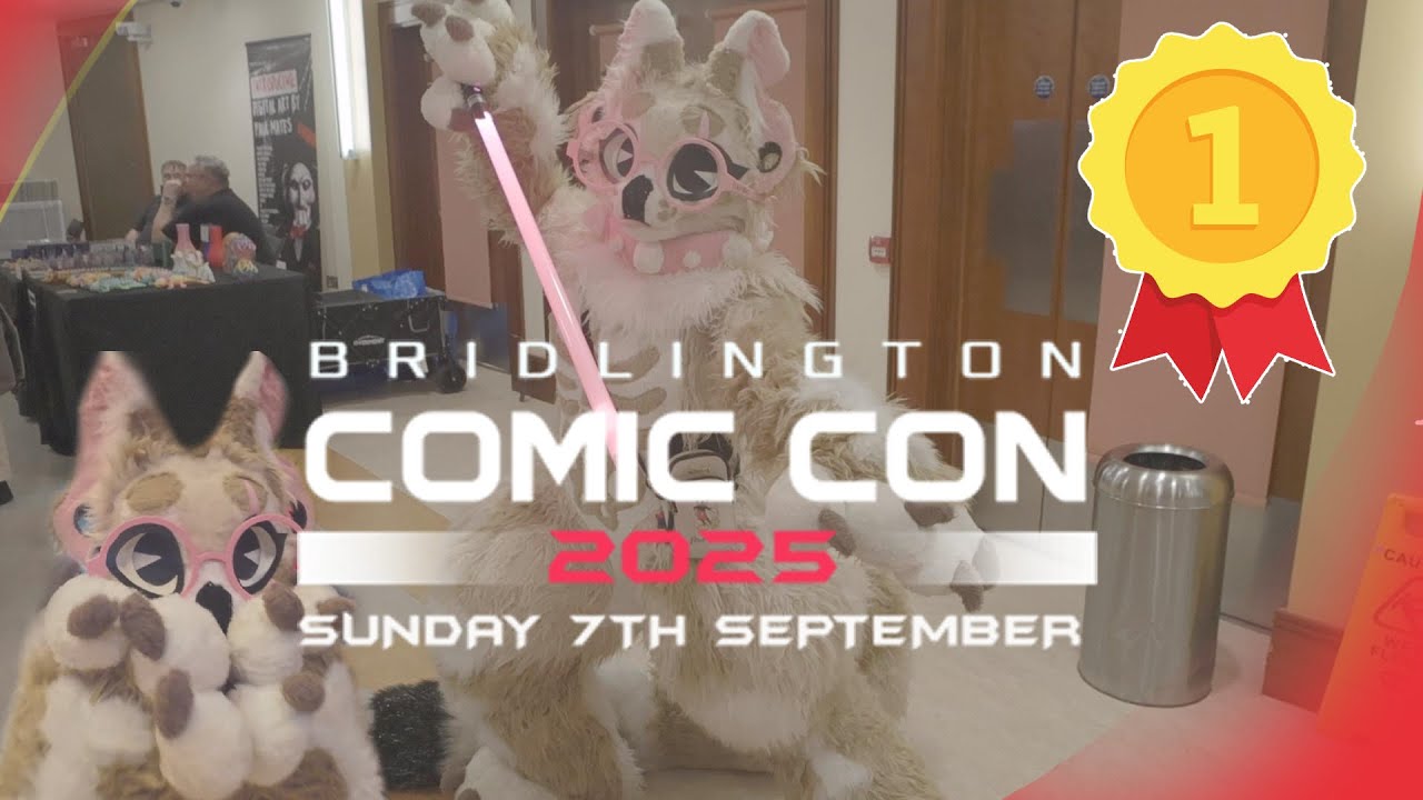 Bridlington Comic Con 2025 | Chatons Vlogs in Fursuit! | Another win!