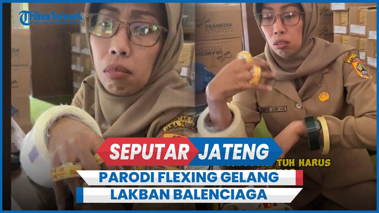 Guru SMA Kudus Parodi Flexing Gelang Lakban Balenciaga Rp 51 Juta Viral di Tiktok: Itu Asli Toko