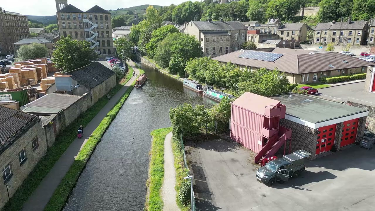 Slaithwaite Canal Drone (b) 13 Sept 23