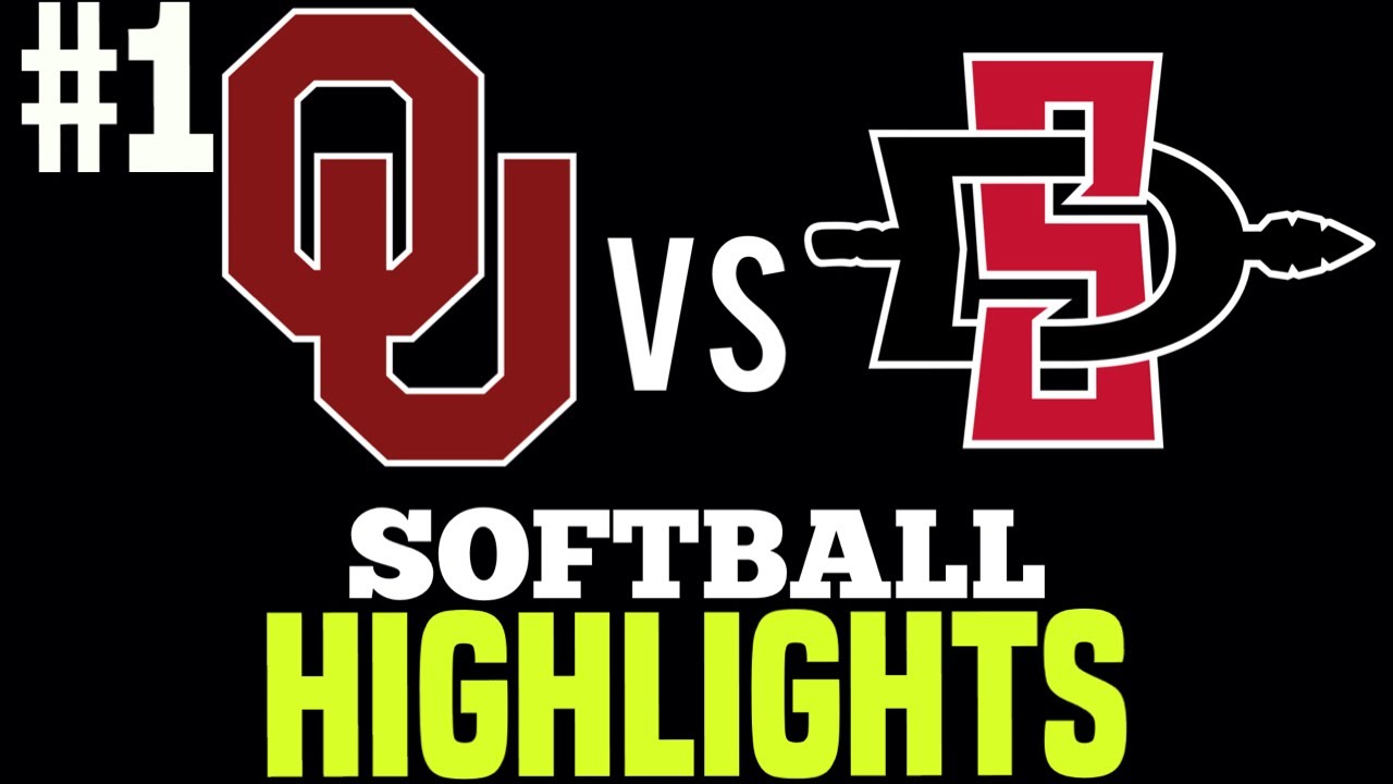 OU vs San Diego State College Softball 2024 Mary Nutter Classic