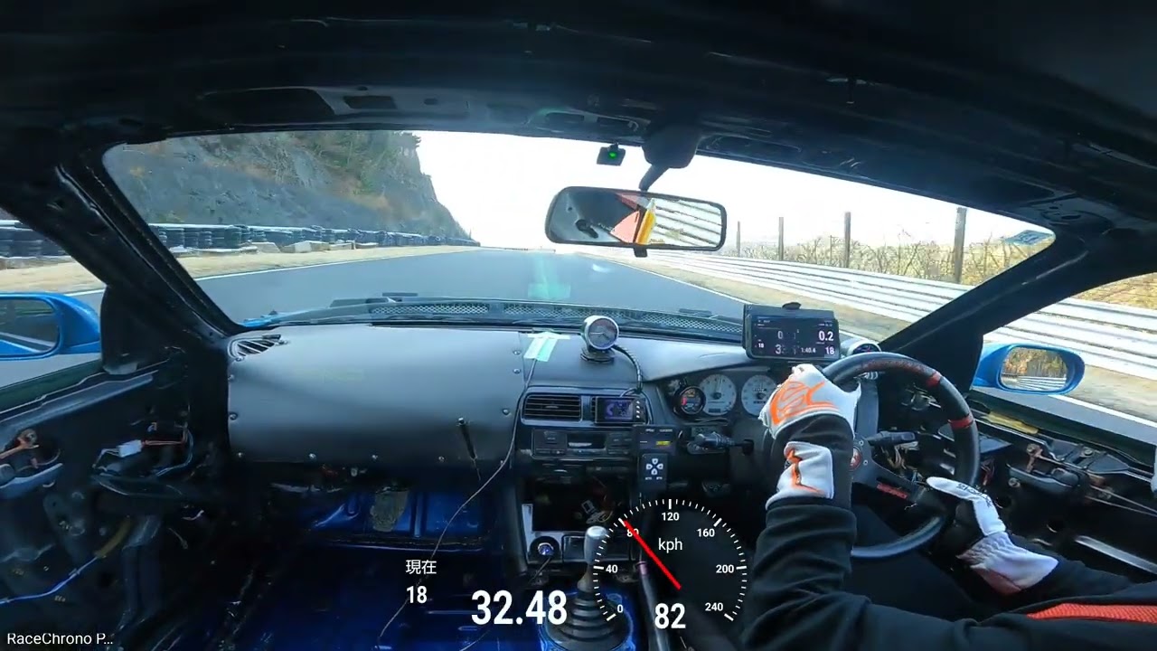 2026年2月21日みや走4セントラルサーキット1分26秒345 シルビア S14