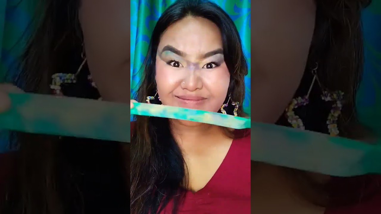 Viral Remove makeup with Cello tape 📼📼