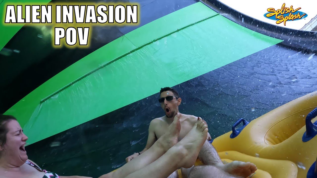 Alien Invasion POV (4K 60FPS), Splish Splash ProSlide Tornado | Non-Copyright