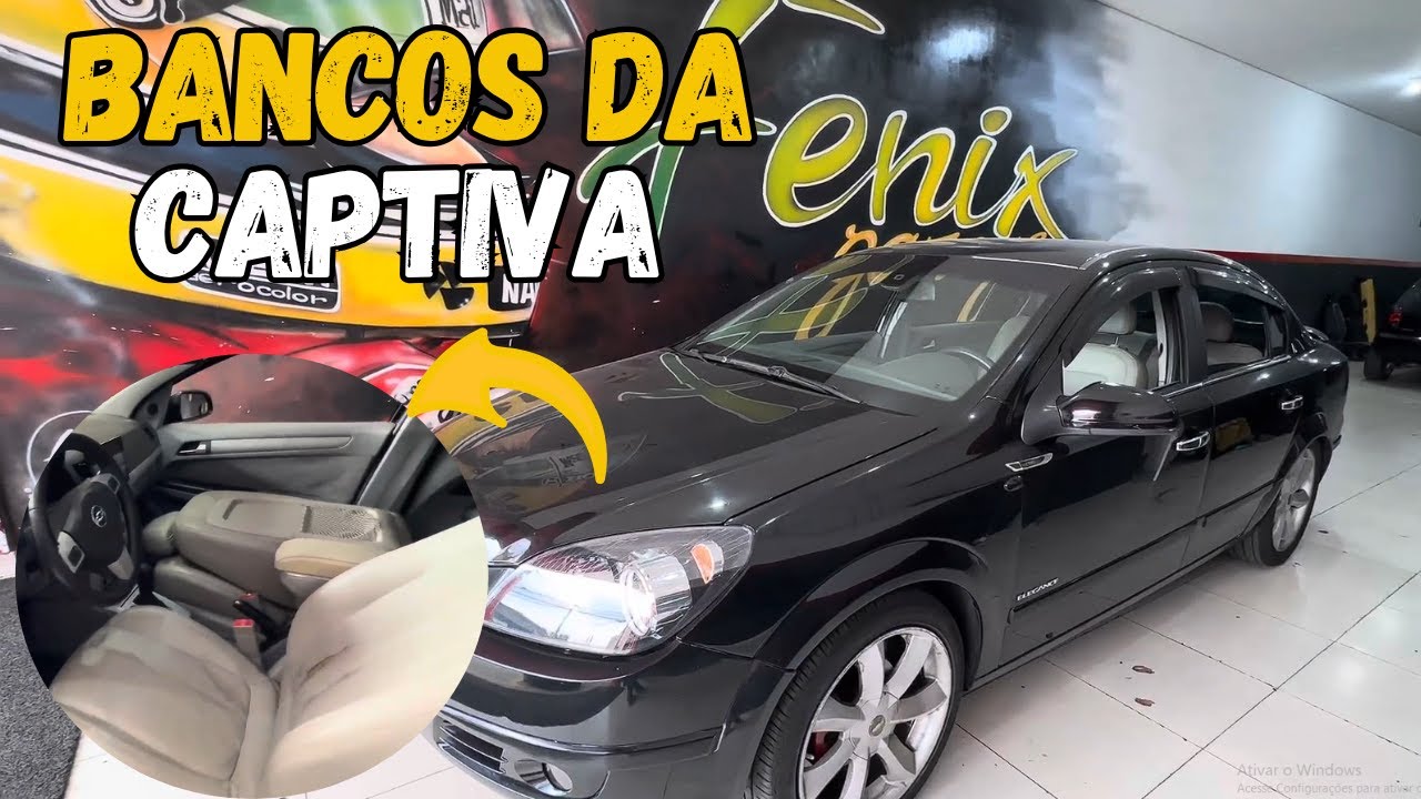 TRANSFORMAÇÃO INCRÍVEL! 😍 VECTRA ELEGANCE GANHA BANCOS DA CAPTIVA – CONFORTO DE SUV!