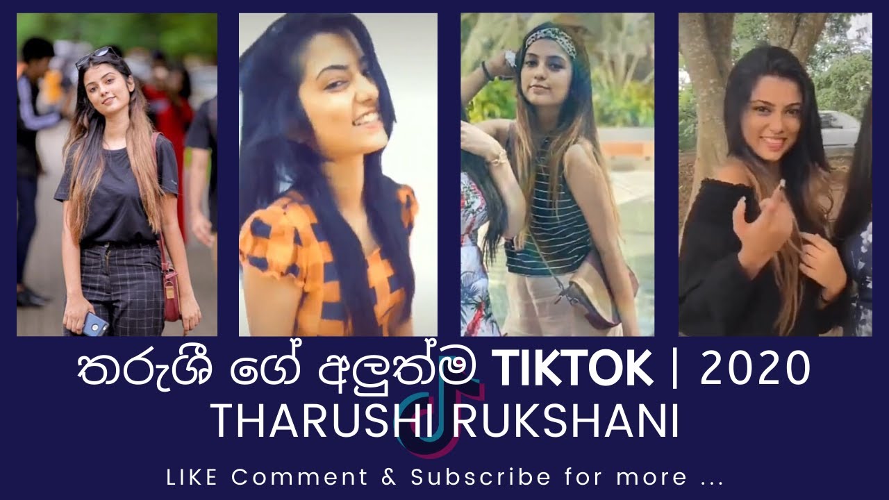 THARUSHI RUKSHANI NEW TikTok musically Videos | Tik Tok Sri Lanka | tharuahi tik tok | තරුශී