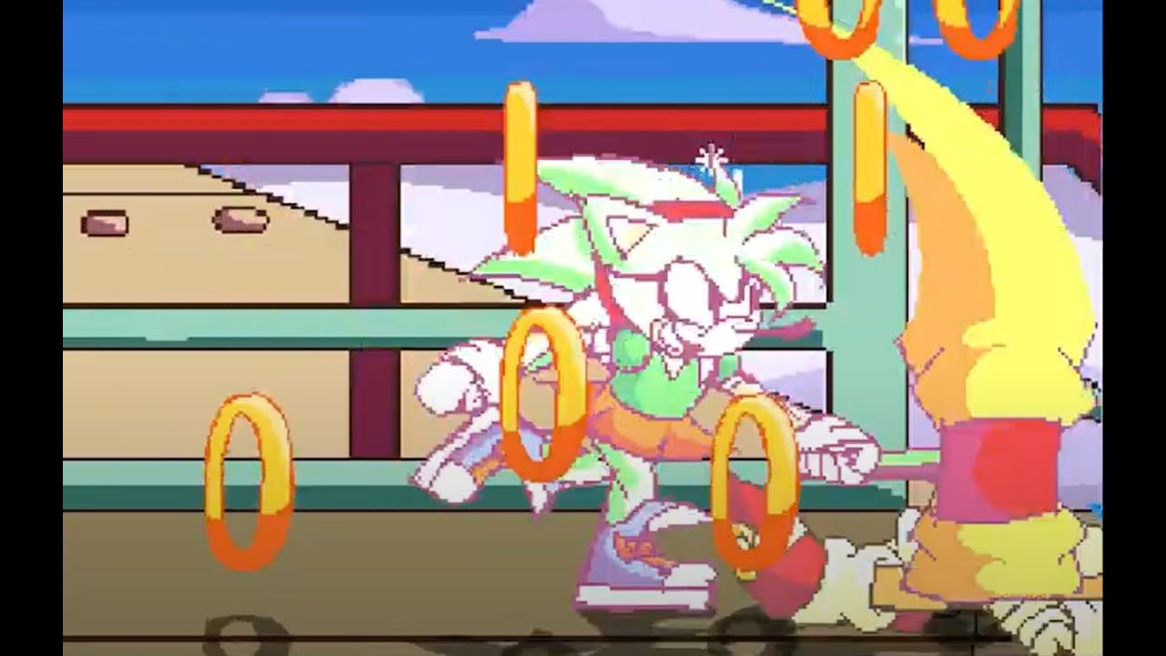 ScArY gReEn HeDgEhOg Arcade (Sonic The Fighters Blitz)