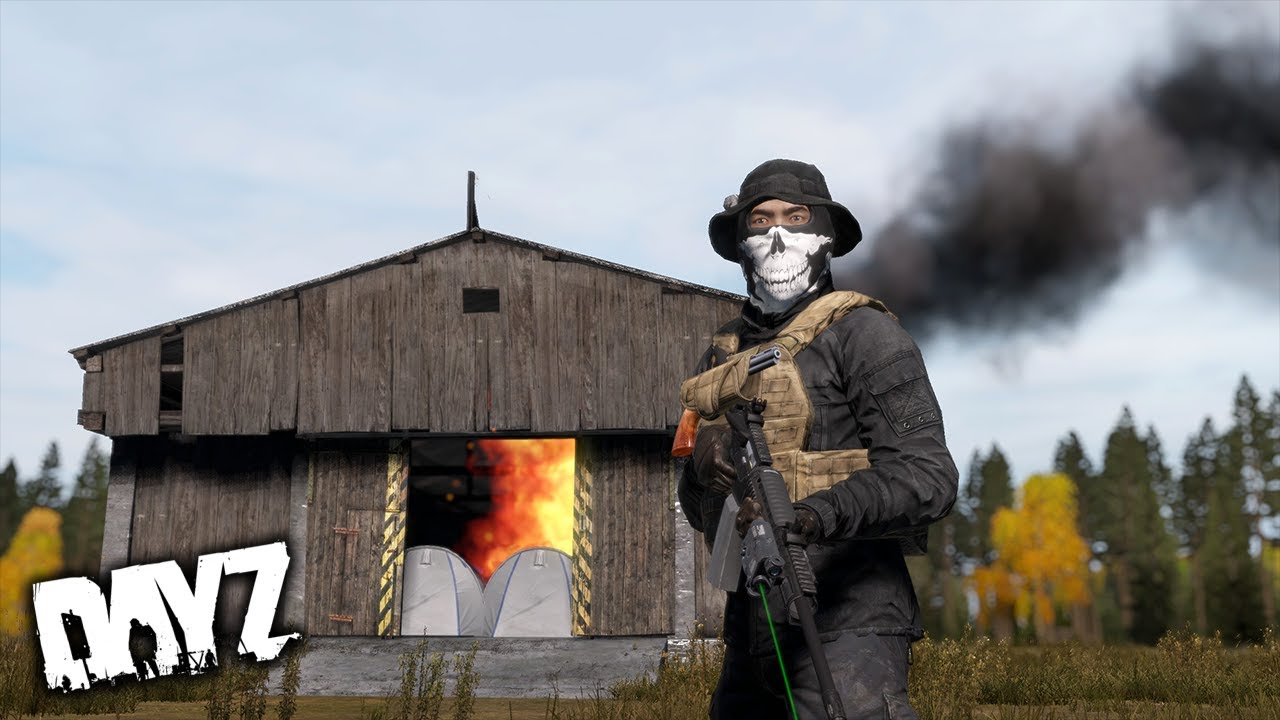 Совершаю набеги на каждую базу, которую найду! DayZ
