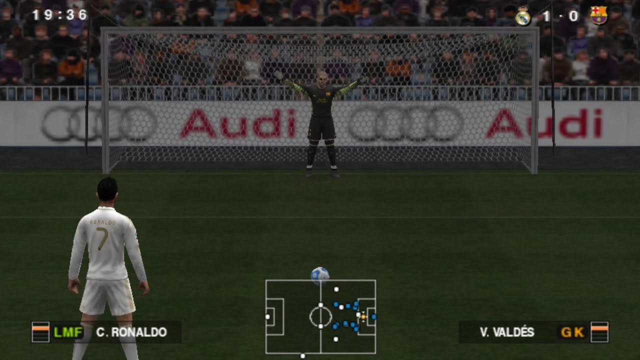 WE 2012 - REAL MADRID vs BARCELONA | Winning Eleven 2012 PPSSPP Android Gameplay #63